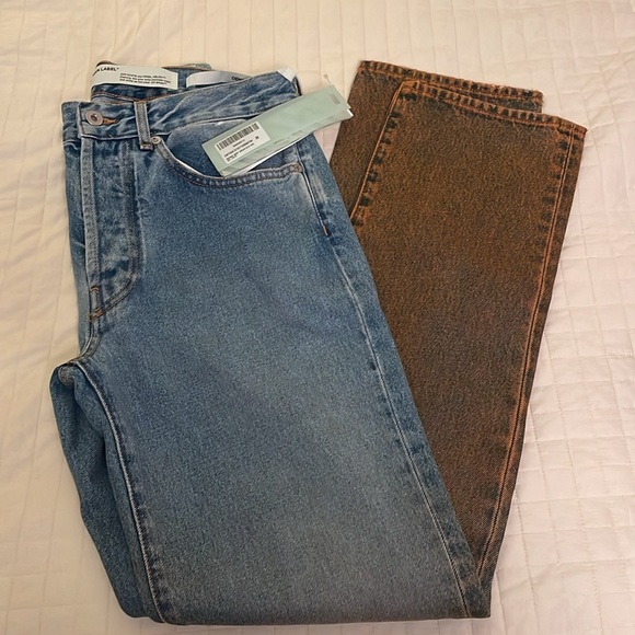 Off-White | Degrade | two-toned | Jeans | Washed blue and orange | size 28 - Picture 4 of 9